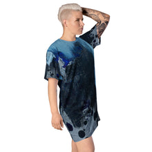 Load image into Gallery viewer, Ice Blue T-shirt dress