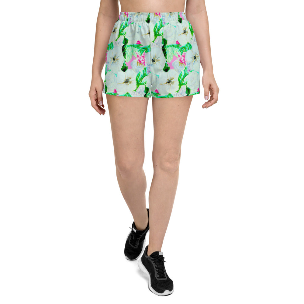 Florida Floral Women's Athletic Short Shorts