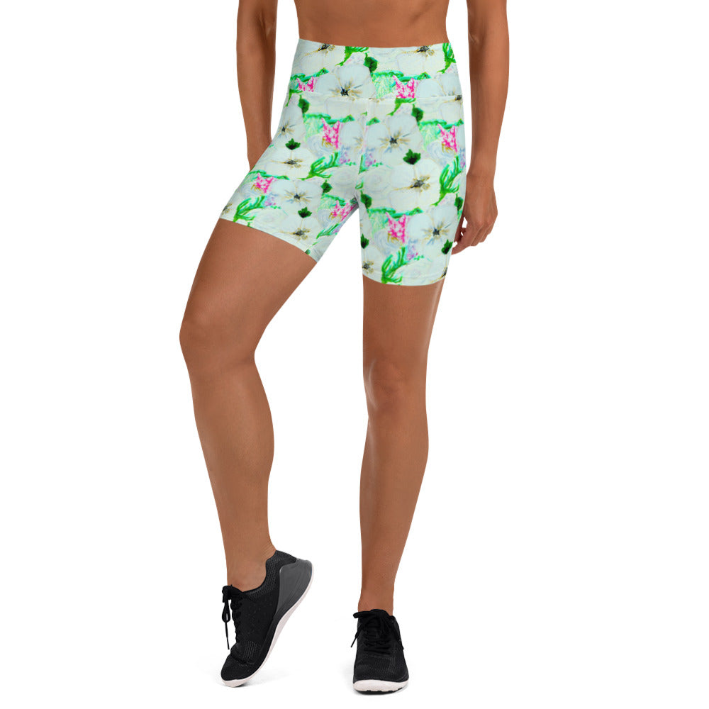 Florida Floral Yoga Shorts