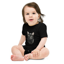 Load image into Gallery viewer, Black Cat - Baby short sleeve one piece

