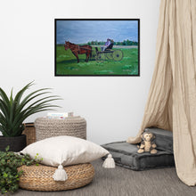 Load image into Gallery viewer, Horse & Carriage Framed matte paper poster
