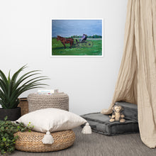 Load image into Gallery viewer, Horse & Carriage Framed matte paper poster
