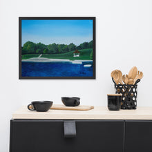 Load image into Gallery viewer, Oxford Lake Framed poster