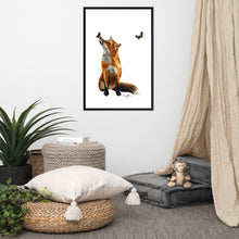 Load image into Gallery viewer, Fox Framed poster