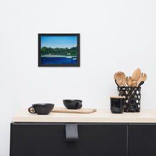 Load image into Gallery viewer, Oxford Lake Framed poster