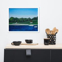 Load image into Gallery viewer, Oxford Lake Framed poster