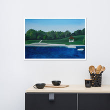 Load image into Gallery viewer, Oxford Lake Framed poster
