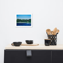 Load image into Gallery viewer, Oxford Lake Framed poster