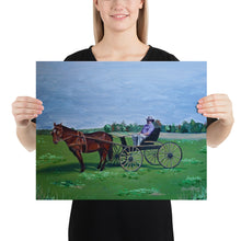 Load image into Gallery viewer, Horse and Carriage Poster Print
