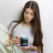 Load image into Gallery viewer, Oxford Lake White glossy mug