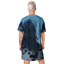 Load image into Gallery viewer, Ice Blue T-shirt dress
