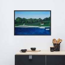 Load image into Gallery viewer, Oxford Lake Framed poster
