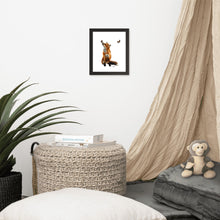 Load image into Gallery viewer, Fox Framed poster
