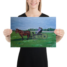 Load image into Gallery viewer, Horse and Carriage Poster Print

