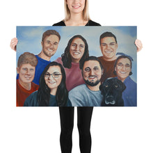 Load image into Gallery viewer, Oil Painting Family Portrait Poster
