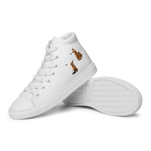 Load image into Gallery viewer, Fox Men’s high top canvas shoes
