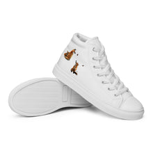 Load image into Gallery viewer, Fox Men’s high top canvas shoes
